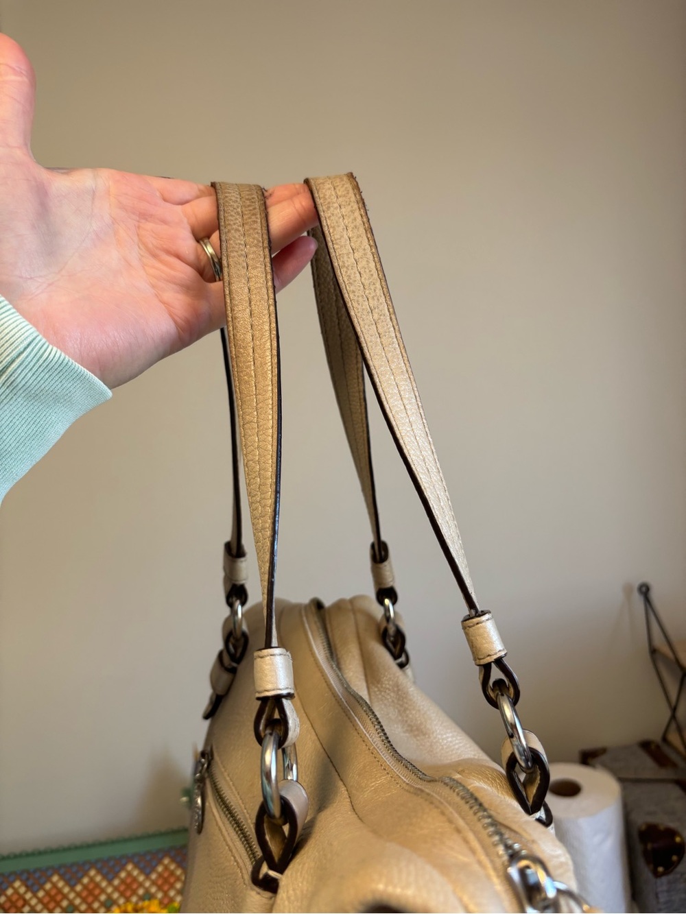 Y2K Coach Alexandra convertible leather shoulder bag - Picture 4 of 6